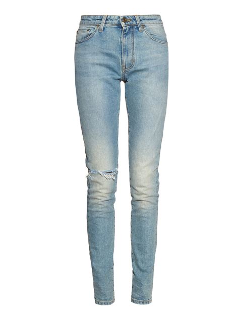 yves saint laurent jeans replica|Saint Laurent distressed jeans.